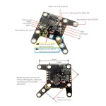 Happy model ELRS Fyujon V2.0 2 IN1 AIO-Modul Öffnen Sie das VTX 5.8G 48CH 300mW Zahnstocher 2 IN1 AIO-Modul